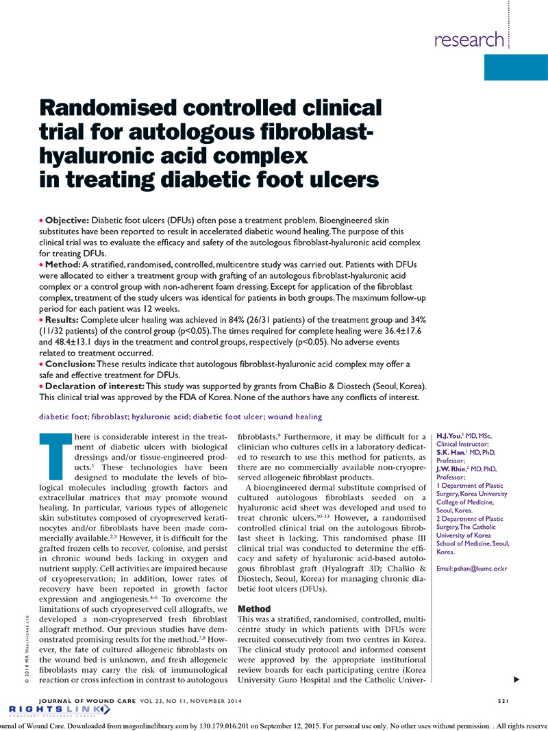 autologous fibroblast-hyaluronic acid complex in treating diabetic foot ulcers.jpg